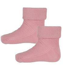Minymo Strømper - 2-pak - Rosa