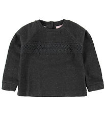Noa Noa miniature Bluse - Sort m. Glimmer