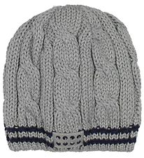 LEGO® Tec Beanie - Wool/Polyester - Grey w. Stripes