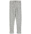 Engel Leggings - Uld/Silke - Gråmeleret