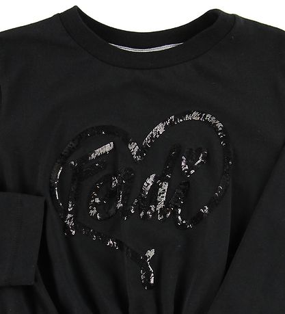 Fendi Kids Kjole - Sort m. Pailletter