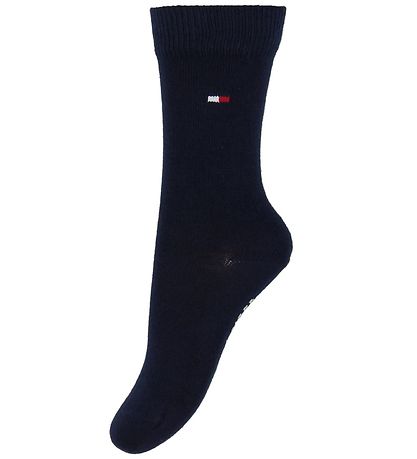Tommy Hilfiger Strømper - 2-pak - Basic - Rød/Navy