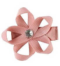 Little Wonders Hårblomst - Ingrid - 4 cm - Grosgrain - Rosa