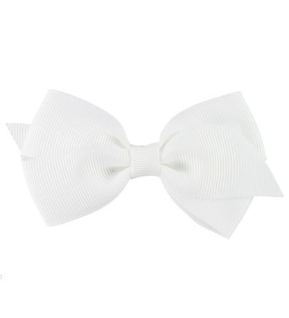 Little Wonders Hårsløjfe - Emily - 10 cm - Grosgrain - Hvid