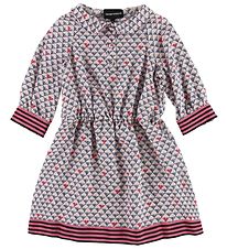 Emporio Armani Kjole - Lyserød m. Print