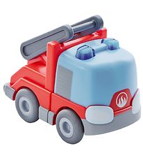 Haba Brandbil m. Stige - 7,5 cm - Rød
