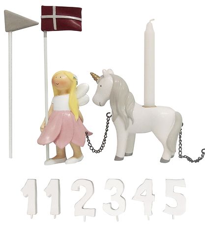 Kids by Friis Fødselsdagstog - 45 cm - Blomsterfeer