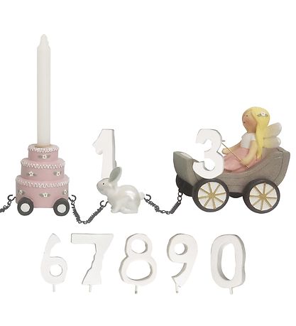 Kids by Friis Fødselsdagstog - 45 cm - Blomsterfeer