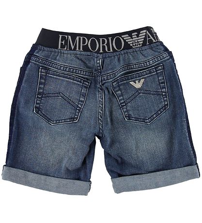 Emporio Armani Shorts - Blå Denim