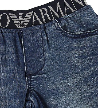 Emporio Armani Shorts - Blå Denim