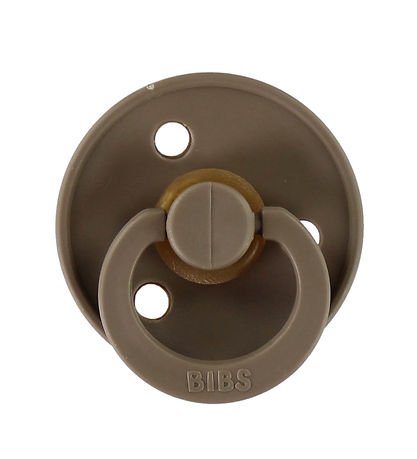 BIBS Colour Sutter - Str. 2 - 2-pak - Rund - Dark Oak/Blush