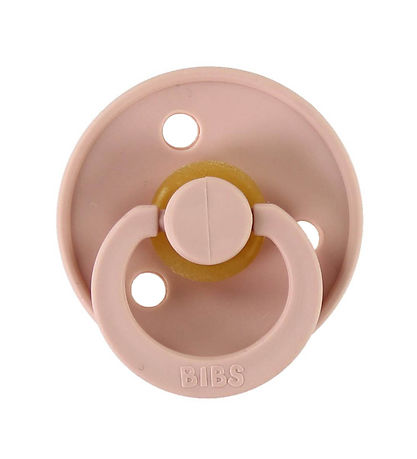 BIBS Colour Sutter - Str. 2 - 2-pak - Rund - Dark Oak/Blush
