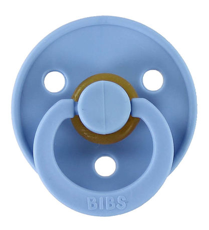 BIBS Colour Sutter - Str. 2 - 2-pak - Rund - Sky Blue/Baby Blue
