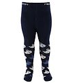 Melton Strømpebukser - Navy m. Hvaler