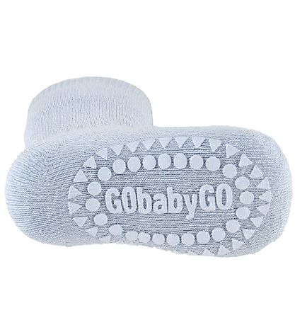 GoBabyGo Skridsikre Strømper - Lys Blå