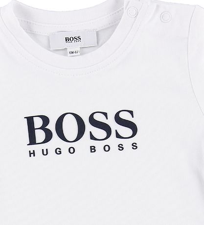 BOSS T-shirt - Hvid m. Logo
