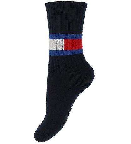 Tommy Hilfiger Strømper - 2-pak - Flag - Rød/Sort