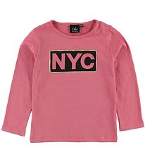 Petit by Sofie Schnoor Bluse - Mørk Pink m. NYC
