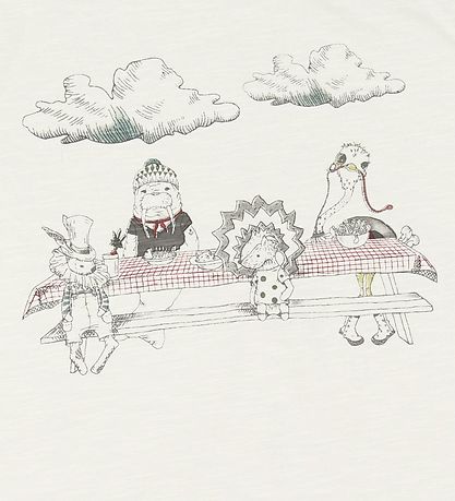 En Fant T-shirt - Creme m. Print