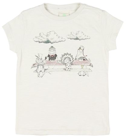 En Fant T-shirt - Creme m. Print