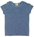 En Fant T-shirt - Blåmeleret m. Striber