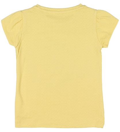 En Fant T-shirt - Gul m. Hulmønster/Ged
