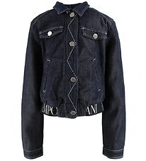 Emporio Armani Jakke - Denim - Mørkeblå
