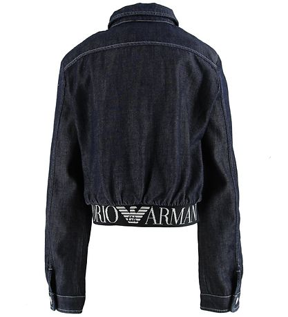 Emporio Armani Jakke - Denim - Mørkeblå