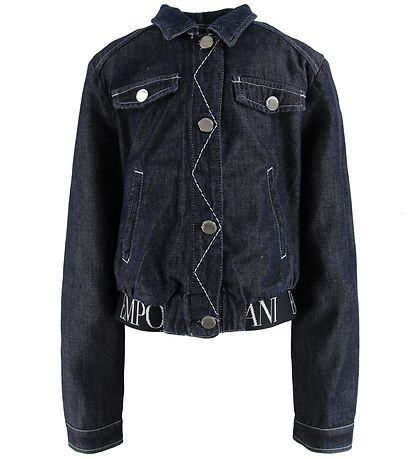 Emporio Armani Jakke - Denim - Mørkeblå