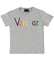 Young Versace T-shirt - Gråmeleret m. Farver