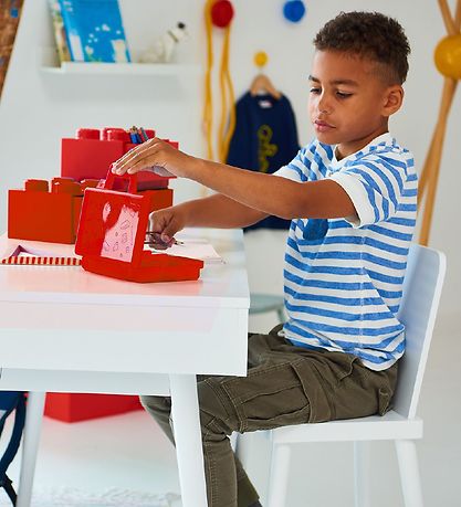 LEGO® Storage Rejsekuffert - To Go - 16x19 - Rød