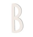 Sebra Træbogstaver - B - Birchbark Beige