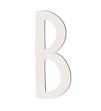 Sebra Træbogstaver - B - Birchbark Beige