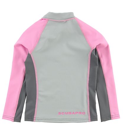 Scubapro Badebluse - Harmony Rash - UV80 - Grå/Rosa