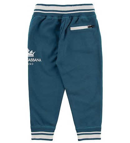 Dolce & Gabbana Sweatpants - Petroleum m. Logo