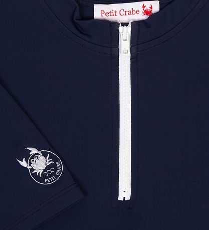 Petit Crabe Badebluse k/æ - Max - UV50+ - Navy