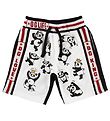 Dolce & Gabbana Shorts - Sweat - Sort/Hvid m. Pandaer