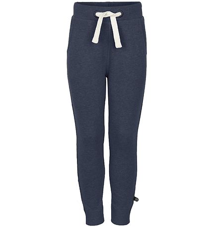 Minymo Sweatpants - 2-pak - Lys Brunmeleret/Blåmeleret