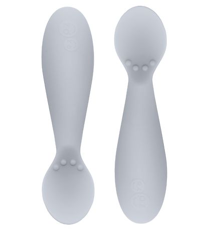 EzPz Tiny Spoon - 2-pak - Lysegrå