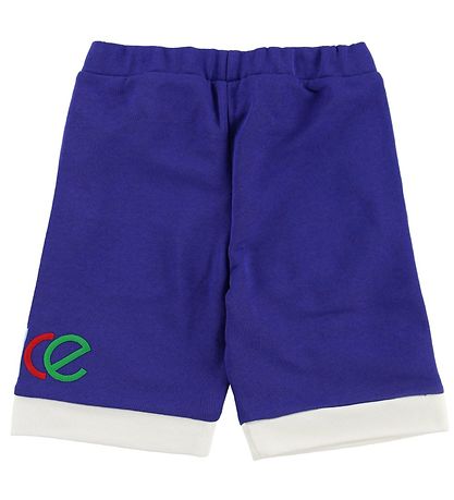 Young Versace Shorts - Sweat - Blå m. Tekst