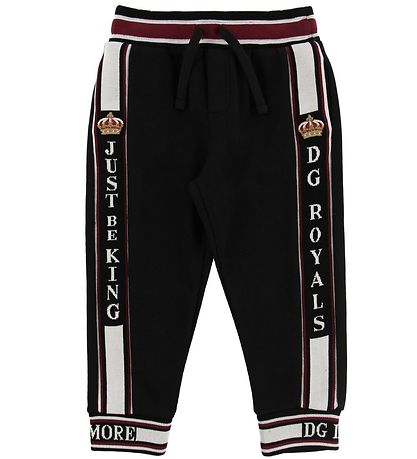 Dolce & Gabbana Sweatpants - Sort m. Logo