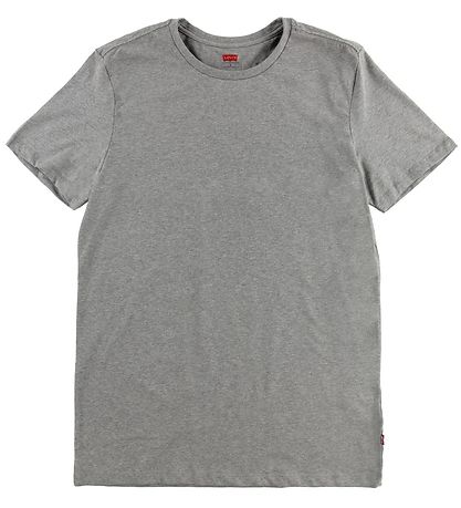 Levis T-shirt - 2-pak - Crew Neck - Gråmeleret