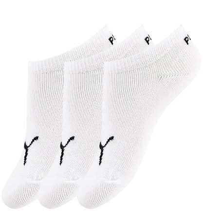 Puma Ankelstrømper - 3-pak - Invisible - Hvid