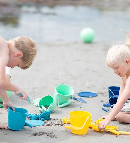 Scrunch Sandforme - 4 stk - Silikone - 6,5-10,5 cm - Blå