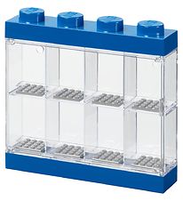 LEGO® Storage Minifigur Display - 8 Rum - 19 cm - Blå