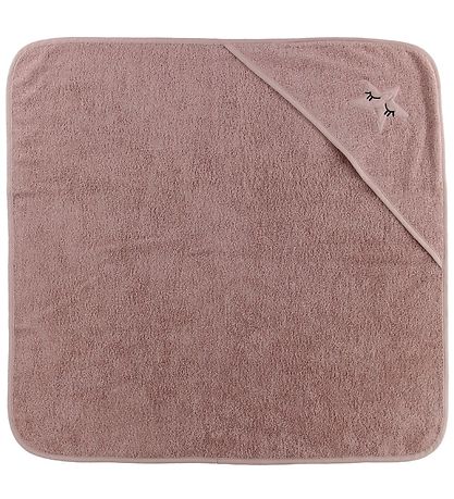 Nørgaard Madsens Babyhåndklæde - 75x75 cm - Rosa m. Stjerne