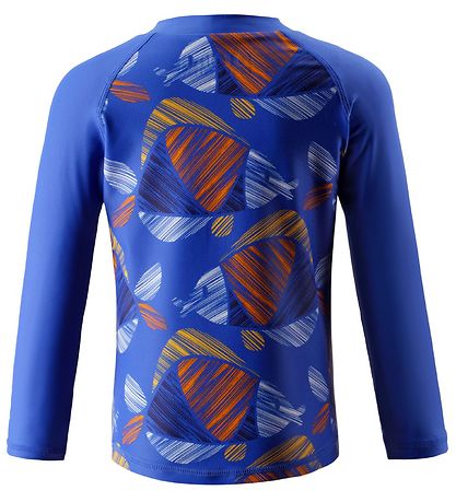 Reima Badebluse - Tuvalu - UV50+ - Blå m. Fisk
