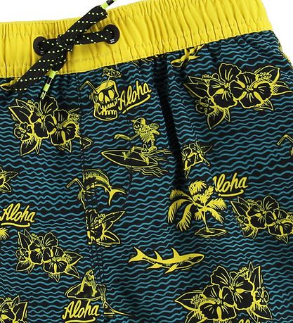 Billabong Badeshorts - Adventure Island - Sort/Gul