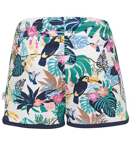 Hummel Shorts - HMLKaia - Lysegrøn m. Blomster
