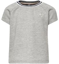 Hummel T-shirt - HMLDemi - Gråmeleret m. Glimmer